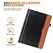 Grifobes Rotating Case for iPad 8th/7th Generation, 10.2 inch, Black, Leather, Foldable, Protects & Carries iPad