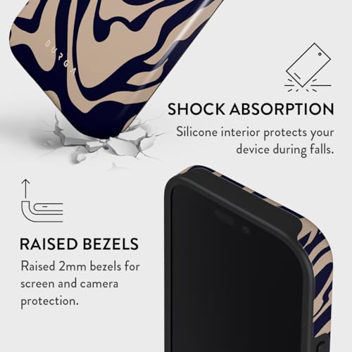 BURGA Unisex Phone Case for iPhone 16 Pro Max – Dual-Layer Hybrid Design with Shock-Absorbing TPU & Durable Exterior, Scratch-Resistant Finish and Raised Bezel Edge for Screen Protection & Daily Use by BURGA - Used condition - Image 4