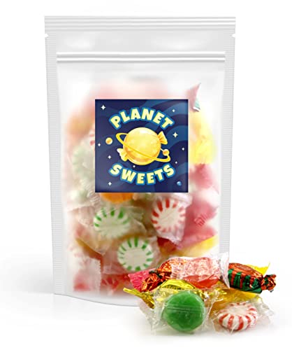 Planet Sweets Deluxe Hostess Hard Candy Mix - 3 Pounds - Old Fashioned Bulk Variety American Favorite Candies - Assortment Sampler - Individually Wrapped #TOP1