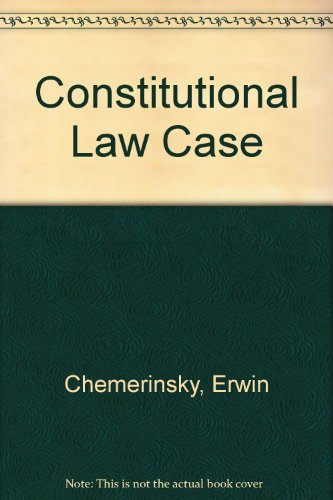 Constitutional Law Case 2002 0735527733 Book Cover