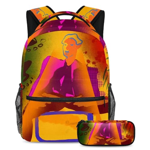 Ensemble de cartables ergonomique pour adolescents pour éviter le désordre des fournitures