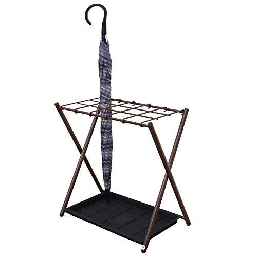 Gl Global Life Folding Umbrella Storage Stand Rack Holder Organizer Bin For Entryway Home Commercial Office Décor With Drip Tray #TOP1