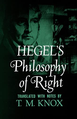 Hegel's Philosophy of Right