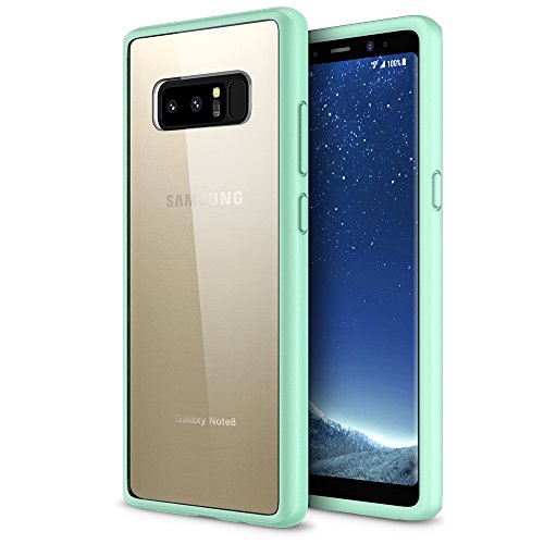 Maxboost Galaxy Note 8 case, HyperPro Series Hybrid Samsung Galaxy Note 8 Case (2017) [Drop Protection] [Smoke/Orange] Heavy Duty [GXD Impact Gel] Reinforced TPU Bumper Hard PC Back Note8 Cover