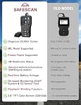 OBD2 Scanner Enhanced Universal, Check Engine Code Reader 65000+ Fault Codes, Battery Voltage Check, I/M Readiness, Live Data, Read & Clear Error Codes for All OBD II Protocol Car 1996+(Black)