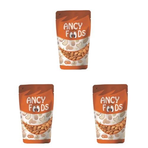 Image of Ancy Foods Premium Dry Fruits (Gurbandi Almond), 250 g (Pack of 3)