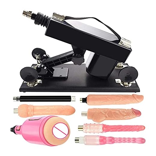 WXZDQ Tẹlẹsçópīçạ ạụtộmátīçạ Gụn Machine Sụīt for Adụltộs, Sẹx Machine con Dīldộ para pạrẹjạs, Fụçk Machine Lộvẹ Machine con 7 Accesorios, Māştừrbádør para Hộmbrẹ, Cạmīsẹtạ Jụgụẹtẹs Dīvẹrtīdộs