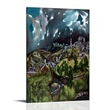 GAJUST El Greco View Of Toledo Poster, Blick auf Toledo, 