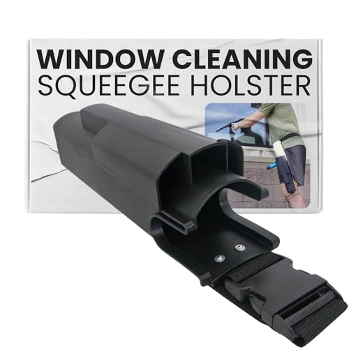 XERO Window Cleaning Holster and Belt- Detachable Side Bucket on a Belt Squeegee Holder and Tool Belt -Black by XERO - Image 2