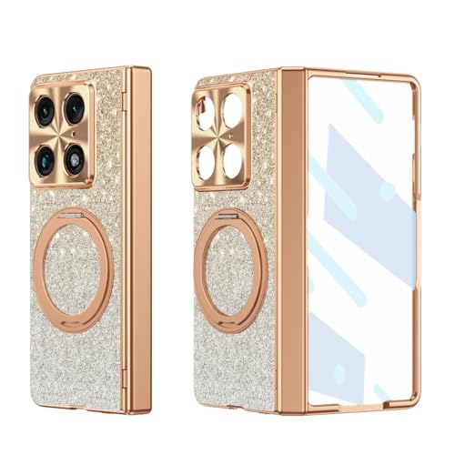 Étui compatible avec Moto Razr Plus 2026 protection bling dorée