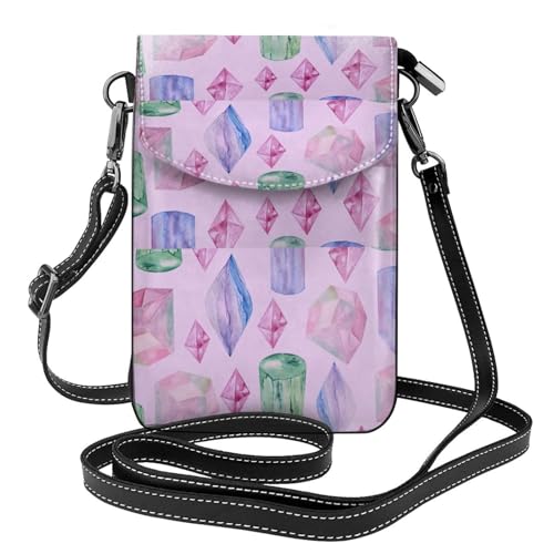 Porte-téléphone femme cristaux et pierres précieuses avec portefeuille intégré