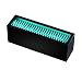 Beaupretty Cepillo Maquillaje Silicona Lápiz Labial Organizador Soporte Secado Aire Silicona Mostrador Mostrador Herramientas Cosméticas Estante Almacenamiento Maquillaje (Negro Y Azul)