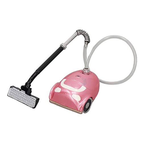 Miniature Vacuum Cleaner,Dollhouse Mini Metal Vacuum Cleaner for 112 Scale Dollhouse Home Decoration Accessory ()