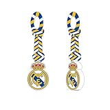 Juguete oficial del Real Madrid con diseño exclusivo para perros, ideal para dueños y fanáticos del club que desean compartir su pasión futbolera con sus mascotas.
