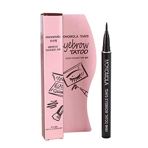 Long Lasting Waterproof Eyebrow Tattoo Pen Pencil Liner Eyebrow Makeup - Lasts Up to 7 Days! (Dark Brown)