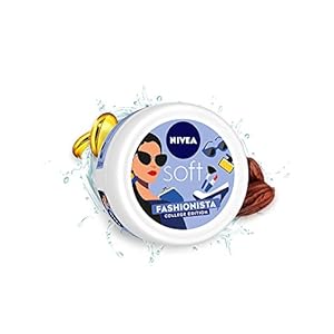 NIVEA Soft Fashionista College Edition Moisturizer for Face, Hand & Body, Non Sticky Cream, 300 ml