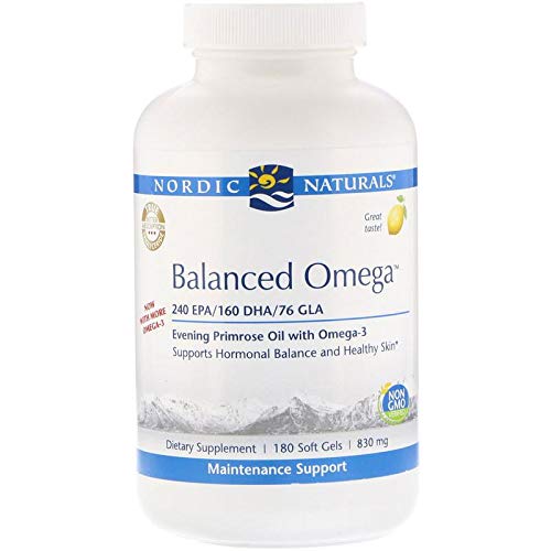 Nordic NaturalsBalanced Omega, Lemon Flavor, 830 mg, 180 Softgels