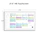 Digital Calendar, 21.5 Inch Electronic Calendar & Chore Chart, Smart Family Organizer with Interactive Touchscreen Display, Wall Mount or Desk Mount in Portrait or Landscape