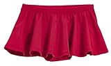 City Threads Big Girls' Swimming Suit Bottom Bikini Skort Swim Skirt Coverup Wrap Sun Protection for Modesty Yet Fashionable Red, 10