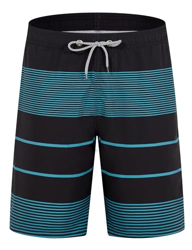 Image of BOJIN Mens Swim Trunks 9 inch Quick Dry Stretch Swim Shorts Mesh Lining Bathing Suits Swimwear Beach Shorts with Pockets