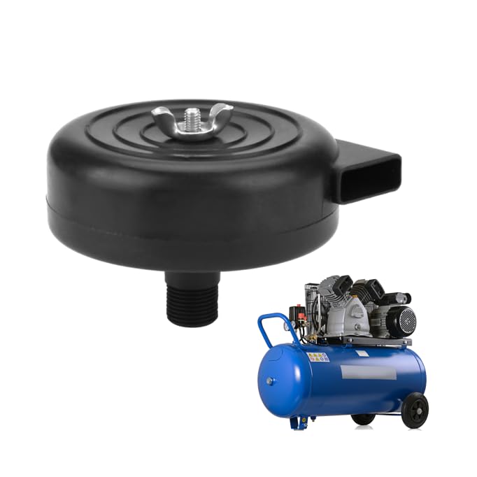 16mm Air Compressor Filter Muffler 3/8 Pt Air Compressor Muffler Intake Filter Replacement for Air Compressor for Piston Compressors