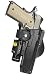Fobus Roto Tactical Speed Holster Paddle RH T1911RP Full size1911 holds Handgun with Laser or Light