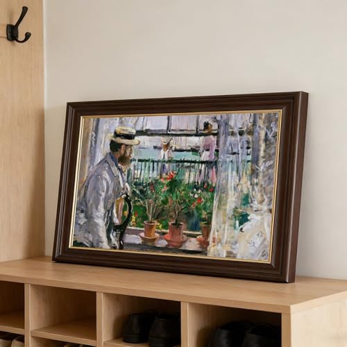 Tableau Berthe Morisot impression sur toile avec cadre rigide