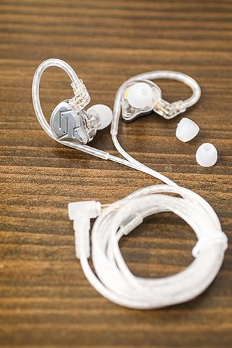 LINSOUL KZ ZSN PRO 2 Moniteur intra-auriculaire, pilote hybride 1BA+1DD, casque HiFi IEM, écouteurs filaires, câble amovible plaqué argent de 0,75 mm 2 broches pour audiophiles (argent, avec - Les Beatles, Paul McCartney, John Lennon, RIngo Starr, George Harrison LINSOUL KZ ZSN PRO 2 Moniteur intra-auriculaire, pilote hybride 1BA+1DD, casque HiFi IEM, écouteurs filaires, câble amovible plaqué argent de 0,75 mm 2 broches pour audiophiles (argent, avec – Image 6