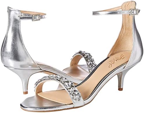 Jewel Badgley Mischka Women's Dash Sandal, Silver, 8 M US | Image 6