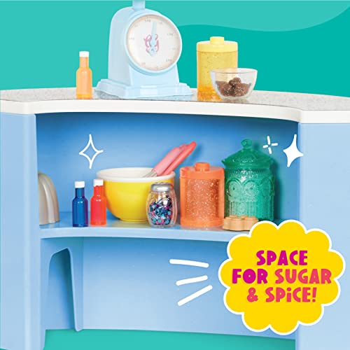 Glitter Girls – Cooking Show Set – 50+ Food & Baking Accessories – Camera, Counter, Display Case, Fridge – 14-Inch Doll Playset – Gg Baking Vlog Set – Years 3 + #TOP2