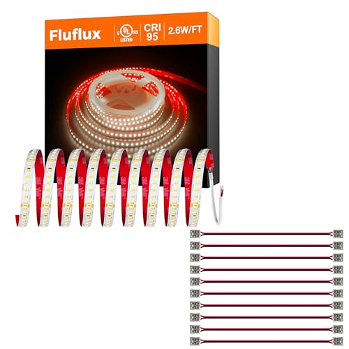 Kit de Cinta LED 3500K 16.4 pies 2835 FluFlux miniatura 1