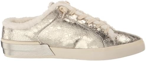 Dolce Vita Women's ZANTEL Sneaker, Off White Crackled Leather, 6 | Image 5