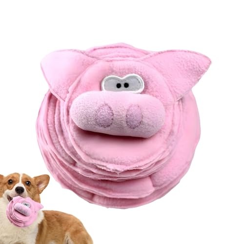 Pet Snuffle Ball Juguete, Bola de golosina para perros - Almohadilla de entrenamiento de alimentos interactivos para mascotas,Juguetes interactivos de búsqueda de perros para entornos caseros, lugares