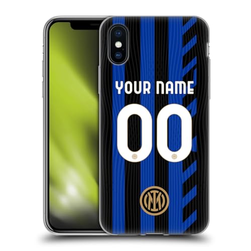 Coque de protection militaire Inter Milan iPhone XS et X en gel