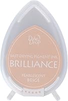 Vista 7 de Tsukineko Brilliance Dew Drop Inkpad, Moonlight White