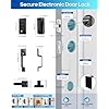 BlackSmith Keyless Entry Door Lock 0.1s Unlock Smart Door Locks for Front Door Set with Front Door Handle, App Unlock, Easy Installation for Front Doors, Hotels, Vacation Rental Homes, Property