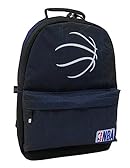 NBA National Basketball Association - Zaino scolastico, collezione ufficiale, Blu marino, 30 x 43 x 14 cm