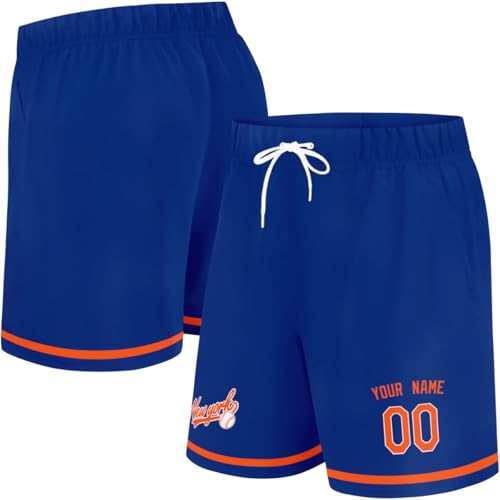 Image of ANTKING Swim Trunks Custom Name Number Beach Shorts for Men Youth Gifts
