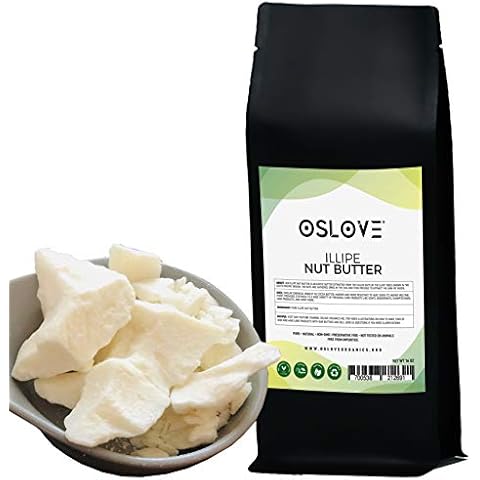 Oslove Organics Illipe Nut Butter 1LB - Great for whipped body butters, body/lip balms, deodorant sticks, soaps and more Cover
