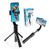 Qualità professionale: questo bastone per selfie si muove delicatamente e fluidamente con i tuoi movimenti e offre una qualità di registrazione quasi professionale senza oscillazioni e immagini sfocate. Anche gli scatti d'azione sono nitidi con questo selfie stick automatico.