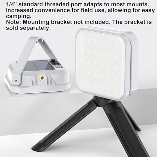 Lampe solaire d'extérieur pour camping rechargeable et étanche - 6