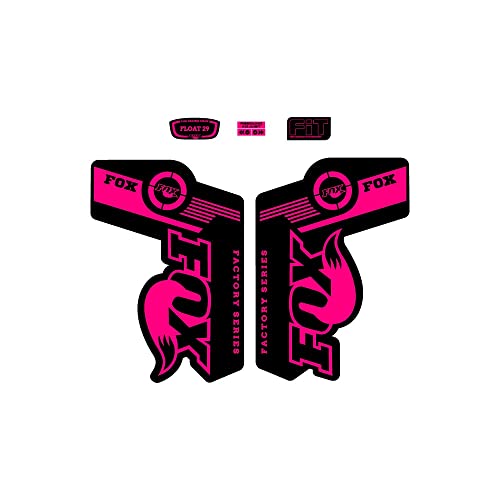 Autocollants Fox Float 29'' rose branchés pour suspension VTT