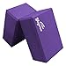 yogree (2-PC Yoga Blocks, 9 - High Density EVA Foam Brick Provides Stability Balance & Support, Improve Strength and Deepen Poses - Great for Yoga, Pilates, Workout, Fitness & Gym (Purple)