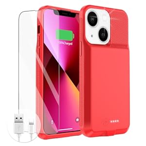 Gin Foxi FM1361 Akkuhülle 7000 mAh Rot