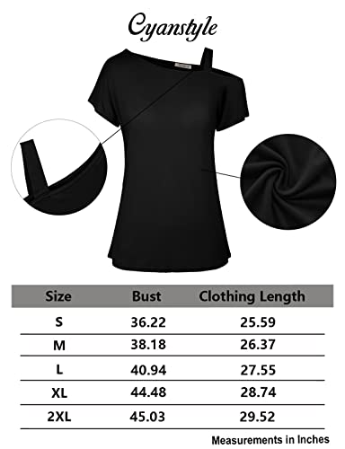 Cyanstyle Round Neck Tee Shirts For Women Female Short Sleeve O Collor Tops Flowy Cold Shoulder Elastic Texture Breathable Fashionable Plus Size Maternity Blouse Burgundy Wine Xl #TOP4