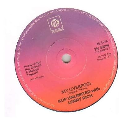 KOP UNLIMITED WITH LENNY RICH - MY LIVERPOLL - 7 inch vinyl / 45
