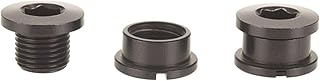 Problem Solvers Single Chainring Bolts - Set of 5 Black, 6mm