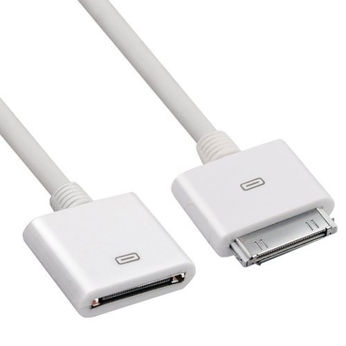 PCケーブル・コネクタ Dock Extender Cable 30pin for iPod 30-Pin Dock Extender Cable of Slim 30pin Male to Female