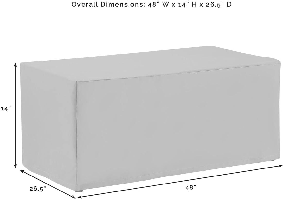 Maykoosh Outdoor Furniture Covers 2 Piece Set - Loveseat Coffee Table Patio Cover Washable Tan