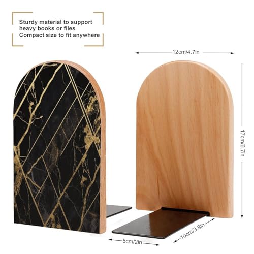 Sujetalibros de mármol decorativo ideal para organizar el escritorio de la oficina en casa 3